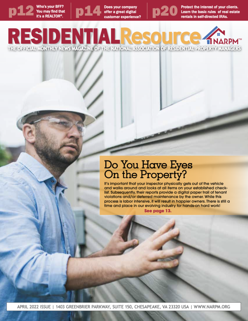 NARPM April 2022 cover